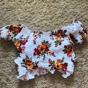 Crossed Front Strapless Top